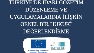 Türkiye'de idari gözetim düzenleme ve uygulamalarına ilişkin genel bir hukuki değerlendirme